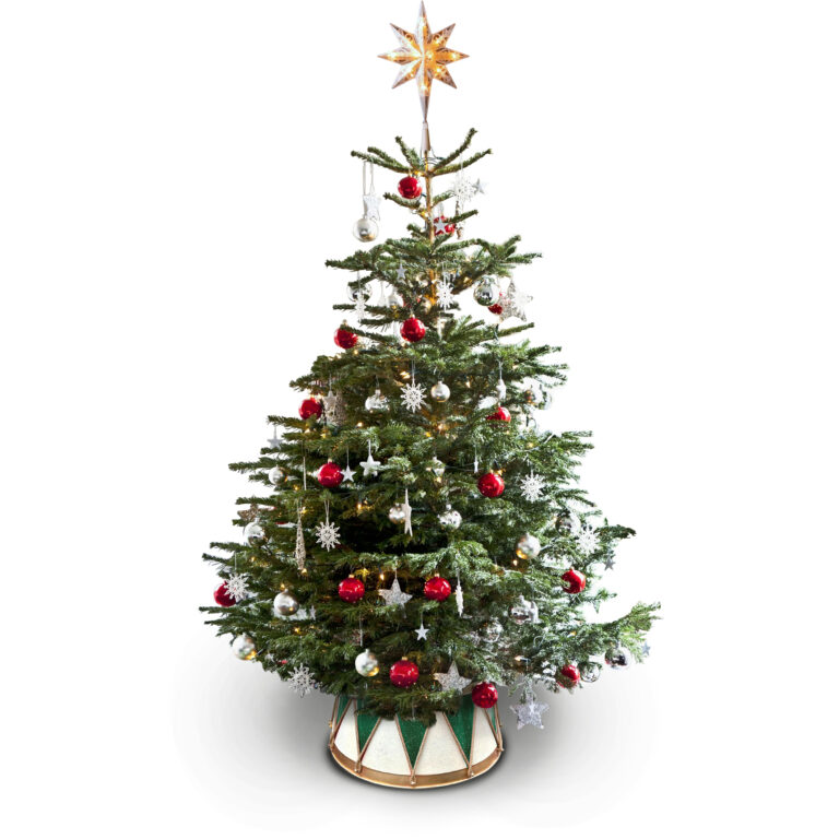 Eksklusiv Skjuler til Juletræsfod – Julegrøn